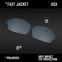 Load image into Gallery viewer, Anti Scratch Polarized Replacement Lenses for-Oakley Fast Jacket OO9097 Options