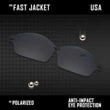 Load image into Gallery viewer, Anti Scratch Polarized Replacement Lenses for-Oakley Fast Jacket OO9097 Options