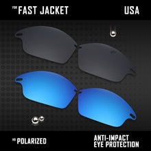 Load image into Gallery viewer, Anti Scratch Polarized Replacement Lenses for-Oakley Fast Jacket OO9097 Options