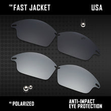 Load image into Gallery viewer, Anti Scratch Polarized Replacement Lenses for-Oakley Fast Jacket OO9097 Options