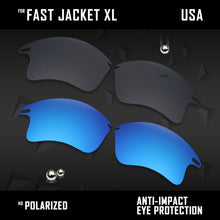 Load image into Gallery viewer, Anti Scratch Polarized Replacement Lenses for-Oakley Fast Jacket XL OO9156 Opt