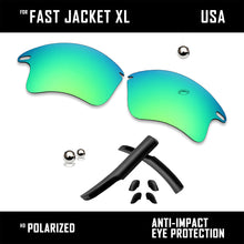 Load image into Gallery viewer, Anti Scratch Replacement Lenses &amp; Rubber Kits for-Oakley Fast Jacket XL OO9156