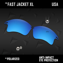 Load image into Gallery viewer, Anti Scratch Polarized Replacement Lenses for-Oakley Fast Jacket XL OO9156 Opt