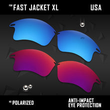 Load image into Gallery viewer, Anti Scratch Polarized Replacement Lenses for-Oakley Fast Jacket XL OO9156 Opt