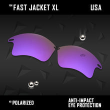 Load image into Gallery viewer, Anti Scratch Polarized Replacement Lenses for-Oakley Fast Jacket XL OO9156 Opt