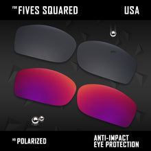 Load image into Gallery viewer, Anti Scratch Polarized Replacement Lenses for-Oakley Fives Squared Options