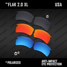 Load image into Gallery viewer, Anti Scratch Polarized Replacement Lenses for-Oakley Flak 2.0 XL OO9188 Options
