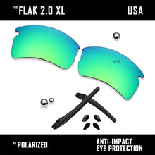 Load image into Gallery viewer, Anti Scratch Polarized Replacement Lens&amp;Rubber Kit for-Oakley Flak 2.0 XL OO9188