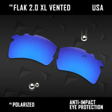 Load image into Gallery viewer, Anti Scratch Polarized Replacement Lens for-Oakley Flak 2.0 XL Vented OO9188 Opt