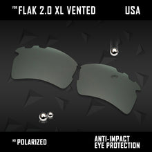 Load image into Gallery viewer, Anti Scratch Polarized Replacement Lens for-Oakley Flak 2.0 XL Vented OO9188 Opt