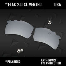 Load image into Gallery viewer, Anti Scratch Polarized Replacement Lens for-Oakley Flak 2.0 XL Vented OO9188 Opt