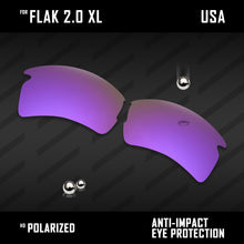 Load image into Gallery viewer, Anti Scratch Polarized Replacement Lenses for-Oakley Flak 2.0 XL OO9188 Options