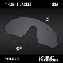 Load image into Gallery viewer, Anti Scratch Polarized Replacement Lenses for-Oakley Flight Jacket OO9401 Opt