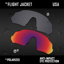 Load image into Gallery viewer, Anti Scratch Polarized Replacement Lenses for-Oakley Flight Jacket OO9401 Opt