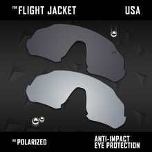 Load image into Gallery viewer, Anti Scratch Polarized Replacement Lenses for-Oakley Flight Jacket OO9401 Opt