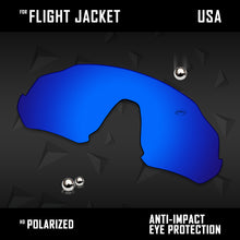 Load image into Gallery viewer, Anti Scratch Polarized Replacement Lenses for-Oakley Flight Jacket OO9401 Opt