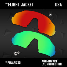 Load image into Gallery viewer, Anti Scratch Polarized Replacement Lenses for-Oakley Flight Jacket OO9401 Opt