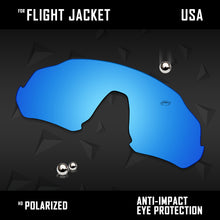 Load image into Gallery viewer, Anti Scratch Polarized Replacement Lenses for-Oakley Flight Jacket OO9401 Opt