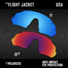 Load image into Gallery viewer, Anti Scratch Polarized Replacement Lenses for-Oakley Flight Jacket OO9401 Opt