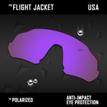 Load image into Gallery viewer, Anti Scratch Polarized Replacement Lenses for-Oakley Flight Jacket OO9401 Opt