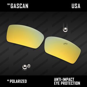 Anti Scratch Polarized Replacement Lenses for-Oakley Gascan OO9014 Options