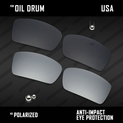 Anti Scratch Polarized Replacement Lenses for-Oakley Gascan OO9014 Options