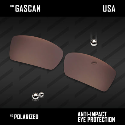 Anti Scratch Polarized Replacement Lenses for-Oakley Gascan OO9014 Options