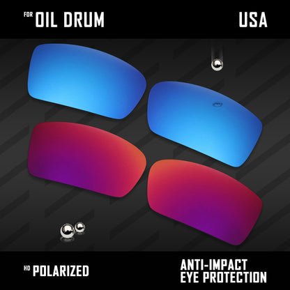 Anti Scratch Polarized Replacement Lenses for-Oakley Gascan OO9014 Options