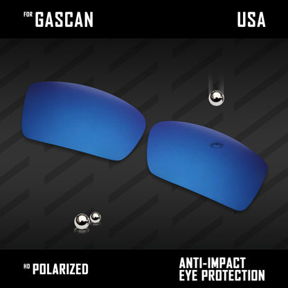 Anti Scratch Polarized Replacement Lenses for-Oakley Gascan OO9014 Options