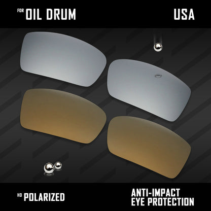 Anti Scratch Polarized Replacement Lenses for-Oakley Gascan OO9014 Options