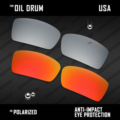 Anti Scratch Polarized Replacement Lenses for-Oakley Gascan OO9014 Options