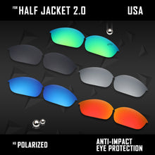 Load image into Gallery viewer, Anti Scratch Polarized Replacement Lenses for-Oakley Half Jacket 2.0 OO9144 Opt