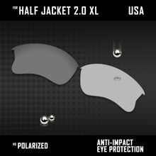 Load image into Gallery viewer, Anti Scratch Polarized Replacement Lens for-Oakley Half Jacket 2.0 XL OO9154 Opt