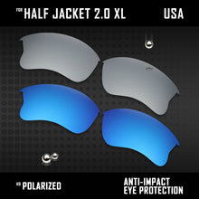 Load image into Gallery viewer, Anti Scratch Polarized Replacement Lens for-Oakley Half Jacket 2.0 XL OO9154 Opt