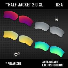 Load image into Gallery viewer, Anti Scratch Polarized Replacement Lens for-Oakley Half Jacket 2.0 XL OO9154 Opt