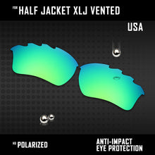 Load image into Gallery viewer, Anti Scratch Polarized Replacement Lenses for-Oakley Half Jacket XLJ Vented Opt
