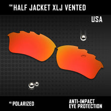 Load image into Gallery viewer, Anti Scratch Polarized Replacement Lenses for-Oakley Half Jacket XLJ Vented Opt