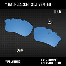 Load image into Gallery viewer, Anti Scratch Polarized Replacement Lenses for-Oakley Half Jacket XLJ Vented Opt