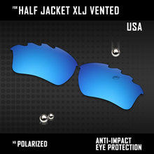Load image into Gallery viewer, Anti Scratch Polarized Replacement Lenses for-Oakley Half Jacket XLJ Vented Opt