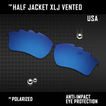 Load image into Gallery viewer, Anti Scratch Polarized Replacement Lenses for-Oakley Half Jacket XLJ Vented Opt