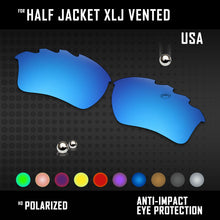 Load image into Gallery viewer, Anti Scratch Polarized Replacement Lenses for-Oakley Half Jacket XLJ Vented Opt