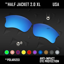 Load image into Gallery viewer, Anti Scratch Polarized Replacement Lens for-Oakley Half Jacket 2.0 XL OO9154 Opt