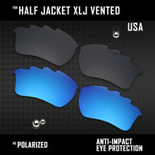 Load image into Gallery viewer, Anti Scratch Polarized Replacement Lenses for-Oakley Half Jacket XLJ Vented Opt
