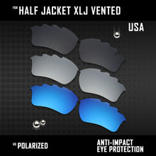 Load image into Gallery viewer, Anti Scratch Polarized Replacement Lenses for-Oakley Half Jacket XLJ Vented Opt