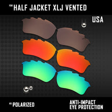 Load image into Gallery viewer, Anti Scratch Polarized Replacement Lenses for-Oakley Half Jacket XLJ Vented Opt