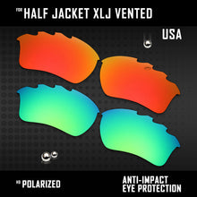 Load image into Gallery viewer, Anti Scratch Polarized Replacement Lenses for-Oakley Half Jacket XLJ Vented Opt