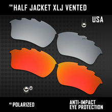 Load image into Gallery viewer, Anti Scratch Polarized Replacement Lenses for-Oakley Half Jacket XLJ Vented Opt