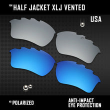 Load image into Gallery viewer, Anti Scratch Polarized Replacement Lenses for-Oakley Half Jacket XLJ Vented Opt
