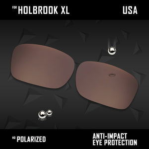Anti Scratch Polarized Replacement Lenses for-Oakley Holbrook XL OO9417 Options