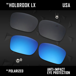 Anti Scratch Polarized Replacement Lenses for-Oakley Holbrook LX OO2048 Options